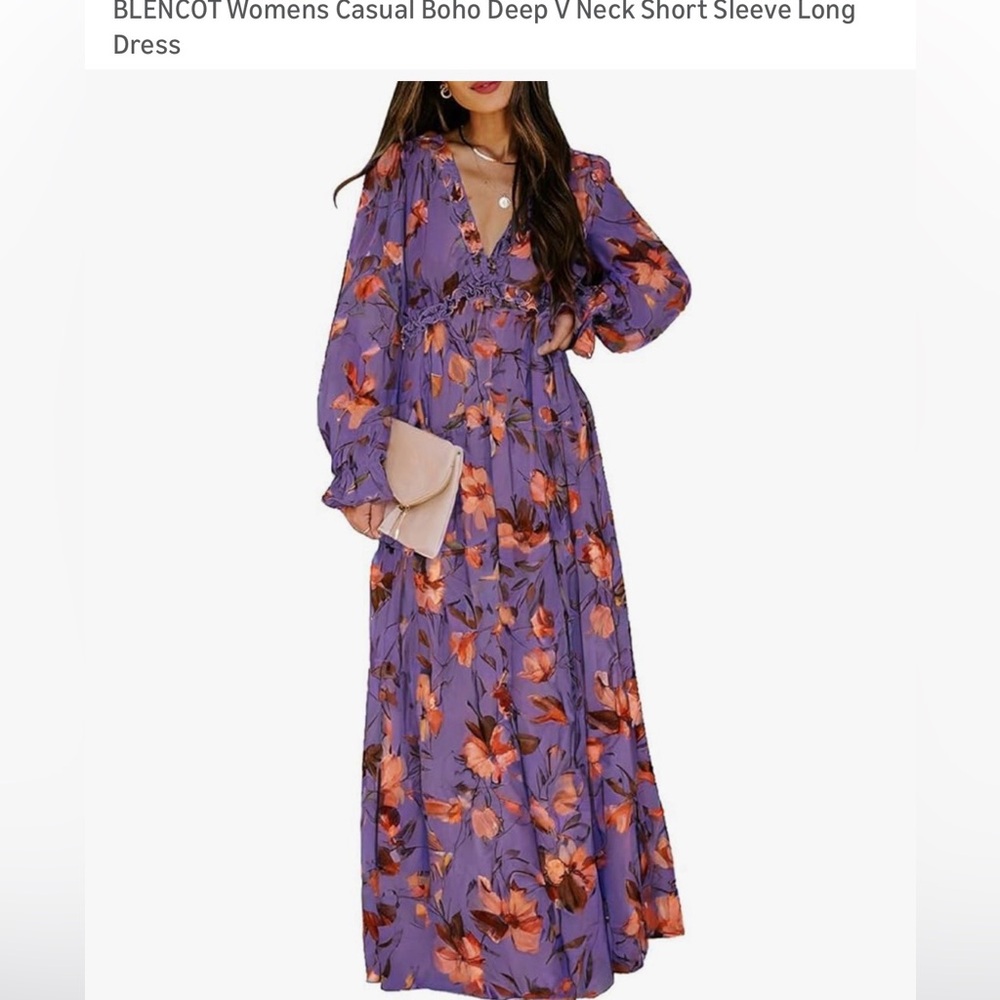 Vibrant Floral Ruffle Dress